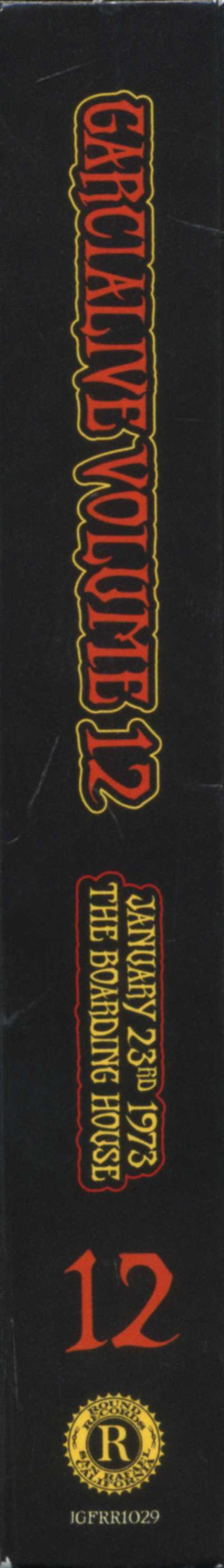 GarciaLive Volume 12 (January 23rd, 1973 The Boarding House) (CD) | Mint (M) Mint (M)