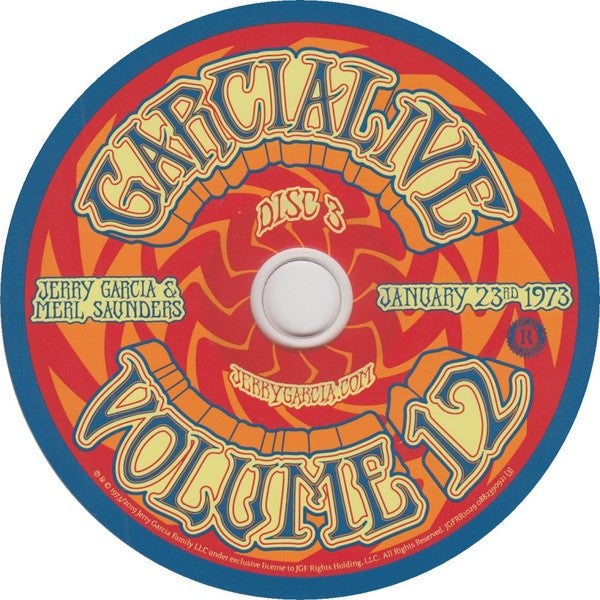 GarciaLive Volume 12 (January 23rd, 1973 The Boarding House) (CD) | Mint (M) Mint (M)