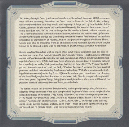 GarciaLive Volume Six (July 5th 1973, Lion's Share) (CD) | Mint (M) Mint (M) - ROCK *NEW/CD*