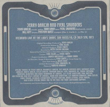 GarciaLive Volume Six (July 5th 1973, Lion's Share) (CD) | Mint (M) Mint (M) - ROCK *NEW/CD*