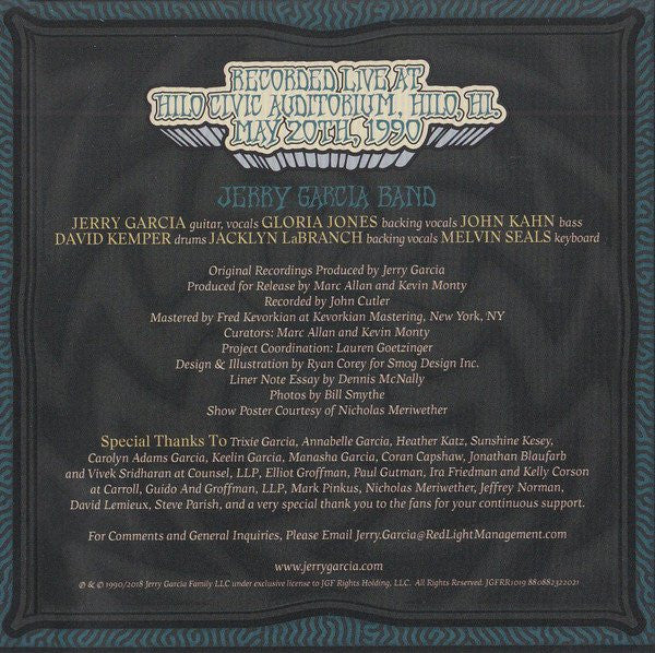 GarciaLive Volume 10 (May 20th, 1990 Hilo Civic Auditorium)(CD) | Mint (M)