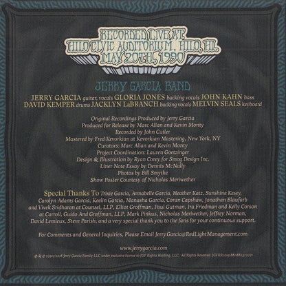 GarciaLive Volume 10 (May 20th, 1990 Hilo Civic Auditorium)(CD) | Mint (M)
