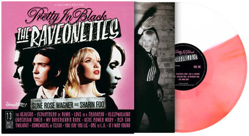 The Raveonettes - (PRESALE 7/10/26) Pretty In Black (BOOKLET 140G WHITE PINK VINYL) | Mint (M) Mint (M) - ROCK *NEW/COLOR*