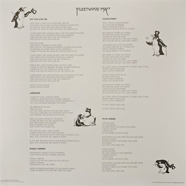 Fleetwood Mac (BLACK & WHITE COLOR VINYL - VMP) | Mint (M) Mint (M) - ROCK *NEW/COLOR*