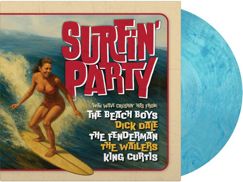 (PRE ORDER 4/24/26) Surfin Party / Various (CLEAR BLUE VINYL) | - ROCK *NEW/COLOR*