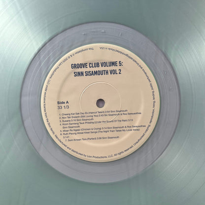Groove Club Vol. 5: Sinn Sisamouth Vol. 2 (COKE BOTTLE CLEAR / NUMBERED) | Mint (M) Mint (M) - ROCK *NEW/COLOR*
