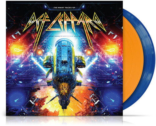 (PRE-ORDER 12/26/2025) The Many Faces Of Def Leppard / Various - Orange & Blue Vinylx2 [Import] | - ROCK *NEW/COLOR*