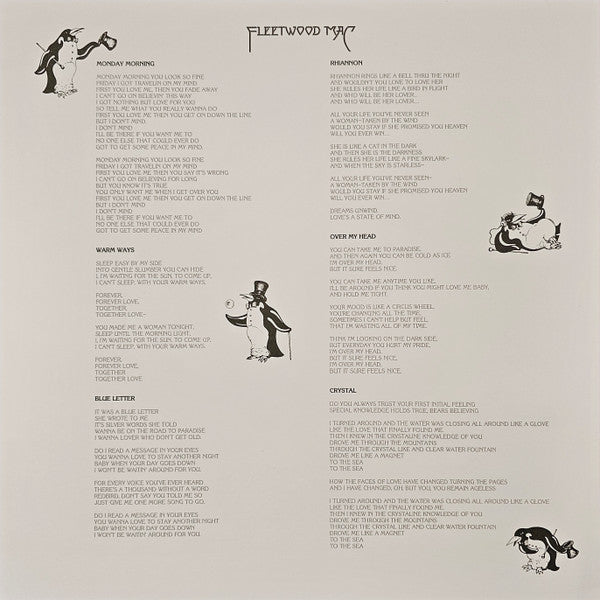 Fleetwood Mac (BLACK & WHITE COLOR VINYL - VMP) | Mint (M) Mint (M) - ROCK *NEW/COLOR*