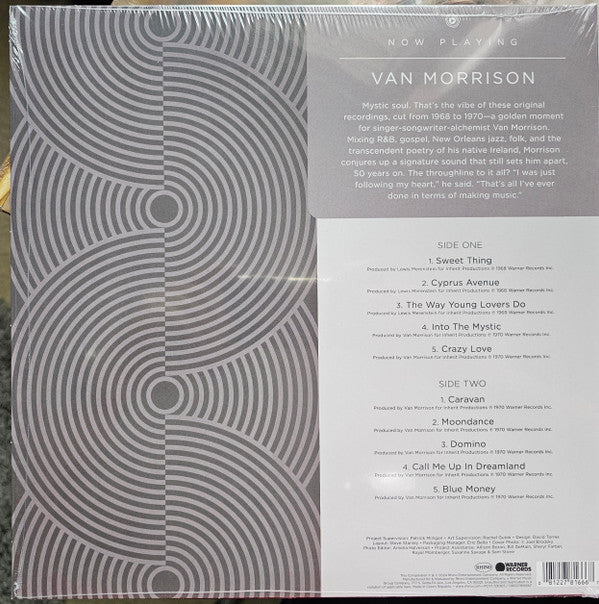 Van Morrison - Now Playing (SEA BLUE) | Mint (M) Mint (M) - ROCK *NEW/COLOR*
