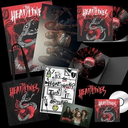 (PRE-ORDER 12/19/2025) Homewrecker - Black/ Red Splatter (With CD, Deluxe Edition VINYL) | - ROCK *NEW/COLOR*