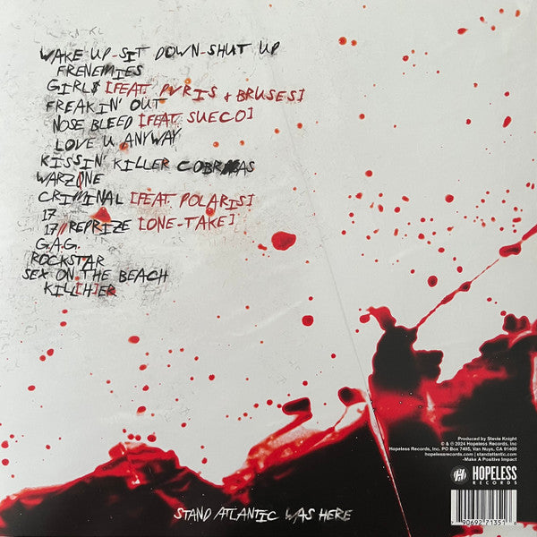 Stand Atlantic - Was Here (WHITE VINYL) | Mint (M) Mint (M) - ROCK *NEW/COLOR*