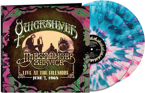 Quicksilver Messenger Service - (PRESALE 5/15/26) Live At The Fillmore June 7, 1968 (CLEAR BLUE/PINK 2xVINYL) | Mint (M) Mint (M) - ROCK *NEW/COLOR*