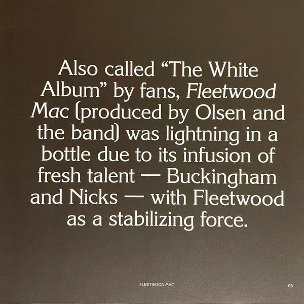 Fleetwood Mac (BLACK & WHITE COLOR VINYL - VMP) | Mint (M) Mint (M) - ROCK *NEW/COLOR*