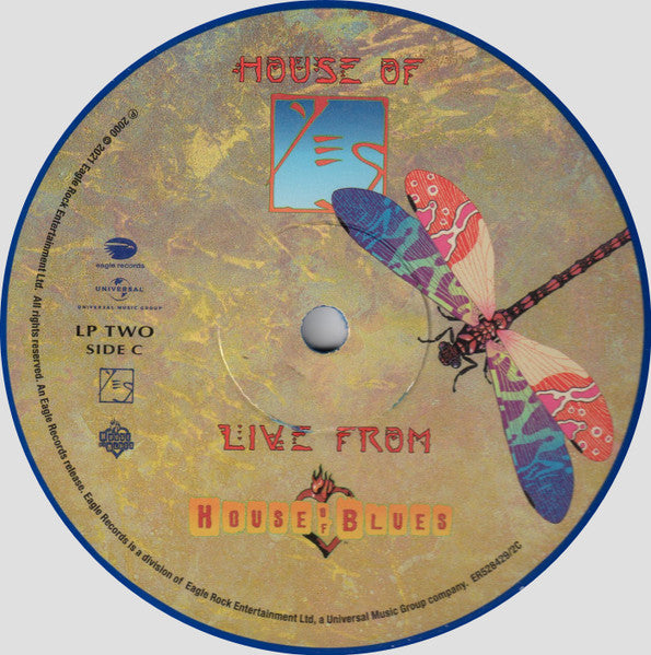 House Of Yes: Live From The House Of Blues (3xCOLOR VINYL) | Mint (M) Mint (M) - ROCK *NEW/COLOR*