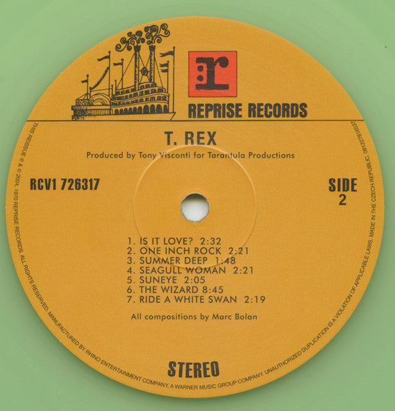 T. Rex (COLOR VINYL / VMP) | Mint (M) Mint (M) - ROCK *NEW/COLOR*