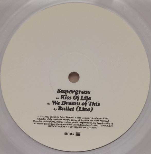 Kiss Of Life (CLEAR VINYL RSD) | - ROCK *NEW/COLOR*