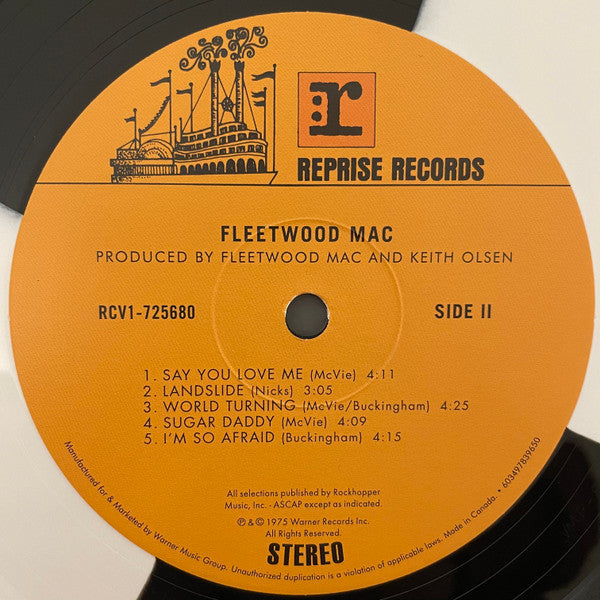 Fleetwood Mac (BLACK & WHITE COLOR VINYL - VMP) | Mint (M) Mint (M) - ROCK *NEW/COLOR*