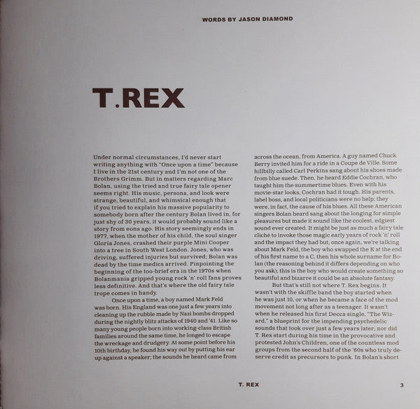T. Rex (COLOR VINYL / VMP) | Mint (M) Mint (M) - ROCK *NEW/COLOR*