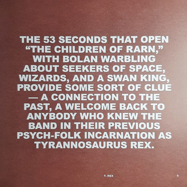T. Rex (COLOR VINYL / VMP) | Mint (M) Mint (M) - ROCK *NEW/COLOR*