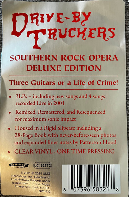 Southern Rock Opera (IEX: CLEAR VINYL / BOXSET) | Mint (M) Mint (M)