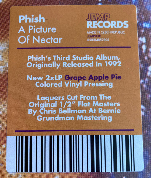 A Picture Of Nectar (B&M EXCLUSIVE: GRAPE APPLE PIE VINYL) | Mint (M) Mint (M) - ROCK *SEALED/COLOR*