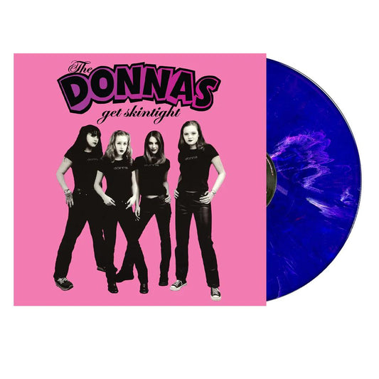 The Donnas Get Skintight (Purple with Pink Swirl Vinyl Edition) LP Mint (M) Mint (M)
