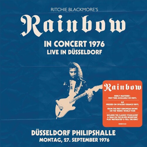 RITCHIE BLACKMORE / RAINBOW - (PRESALE 6/26/26) Live In Dusseldorf 1976: Dusseldorf Philipshalle 27.9.1976 (IEX 140 GRAM ORANGE 3xVINYL) | Mint (M) Mint (M) - ROCK *NEW/COLOR*