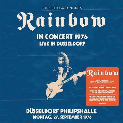 RITCHIE BLACKMORE / RAINBOW - (PRESALE 6/26/26) Live In Dusseldorf 1976: Dusseldorf Philipshalle 27.9.1976 (IEX 140 GRAM ORANGE 3xVINYL) | Mint (M) Mint (M) - ROCK *NEW/COLOR*