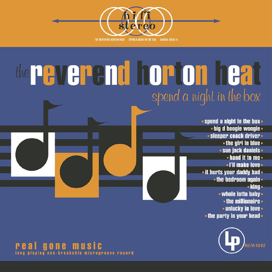 The Reverend Horton Heat Spend a Night in the Box (GOLD VINYL) LP Mint (M) Mint (M)