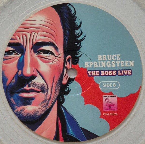 Bruce Springsteen - The Boss Live (CLEAR VINYL LP Pink Flamingo PFM 81026 2024) | - ROCK *NEW/COLOR*