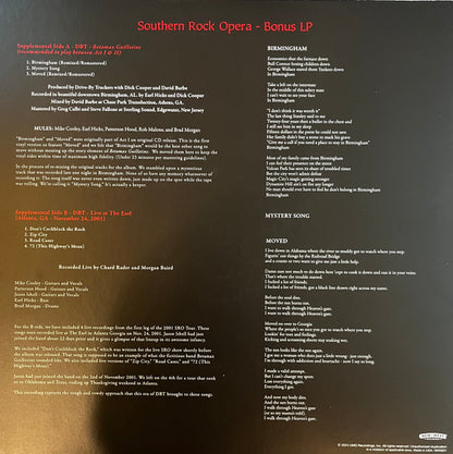 Southern Rock Opera (IEX: CLEAR VINYL / BOXSET) | Mint (M) Mint (M) - COUNTRY *SEALED/CLEAR*