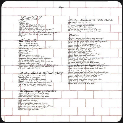 The Wall (180g) | Mint (M) Mint (M) - ROCK *NEW/SEAED/180g*
