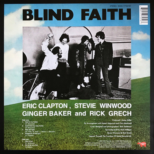 Blind Faith - Blind Faith (VINYL LP RSO 06025 17753167 2008) | Mint (M) Excellent+ (EX+) - ROCK / NEW *SEALED*