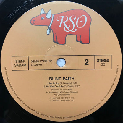 Blind Faith - Blind Faith (VINYL LP RSO 06025 17753167 2008) | Mint (M) Excellent+ (EX+) - ROCK / NEW *SEALED*