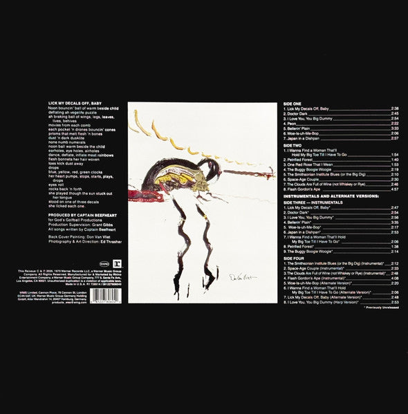 Captain Beefheart & The Magic Band - Lick My Decals Off Baby (RSD 2026 2x VINYL) | Mint (M) Mint (M) - ROCK *NEW*