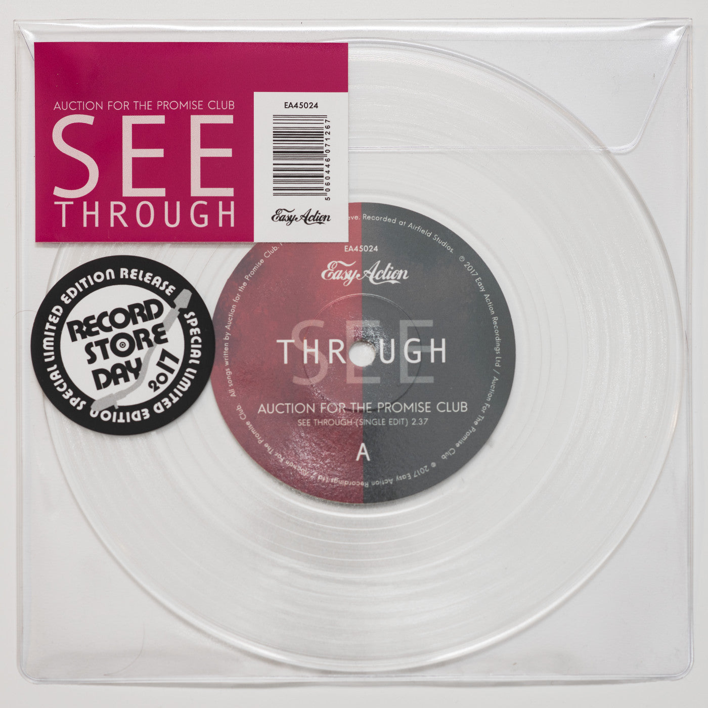 Auction For The Promise Club - See Through (CLEAR VINYL) | - ROCK *NEW*