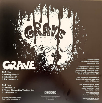 Grave (5) - Nr. 1 | Mint (M) Mint (M) - ROCK *NEW*