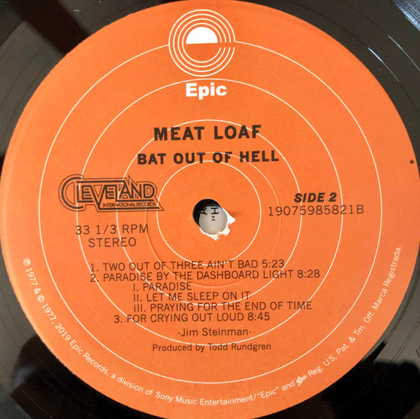 Meat Loaf - Bat Out Of Hell (VINYL) | Mint (M) Near Mint (NM) - ROCK *NEW*