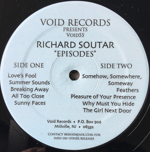 Richard Soutar - Episodes | Mint (M) Mint (M) - ROCK *NEW*