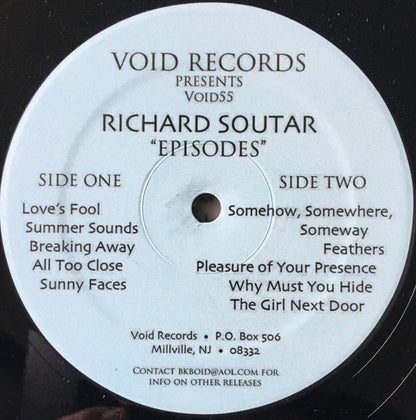Richard Soutar - Episodes | Mint (M) Mint (M) - ROCK *NEW*