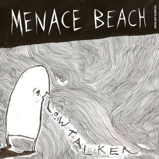 Menace Beach - Tennis Court / Lowtalkin' - 7" (CLEAR VINYL) (Vinyl) | - ROCK *NEW*