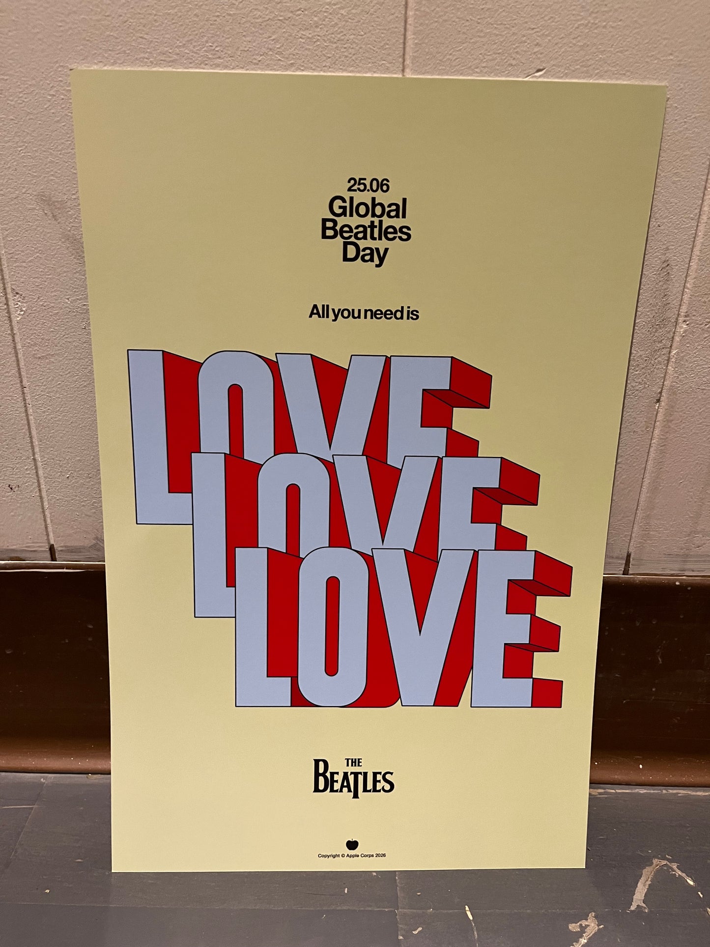 Beatles, The - LOVE LOVE LOVE (BEATLES DAY POSTER 2026) | NEW - ROCK *NEW*