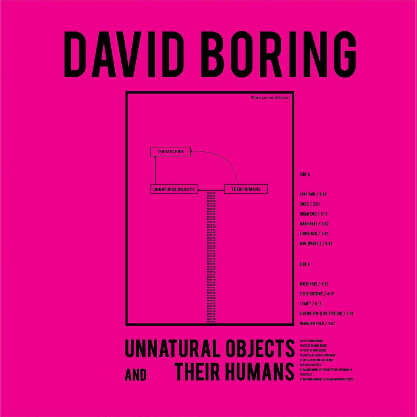 David Boring - Unnatural Objects And Their Humans (GRAY VINYL) (Vinyl) | - ROCK *NEW*