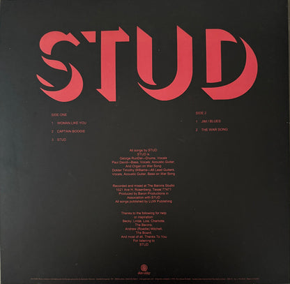 Stud (VINYL) | Mint (M) Mint (M) - ROCK *NEW*