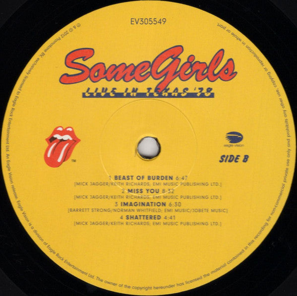 Some Girls Live In Texas '78 (3xVINYL & DVD) | Mint (M) Mint (M) - ROCK *NEW*