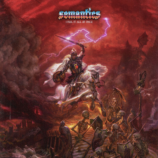 Semantics - I Feel It All At Once (CLEAR WITH RED BLUE & YELLOW SWIRL VINYL) | - ROCK *NEW*