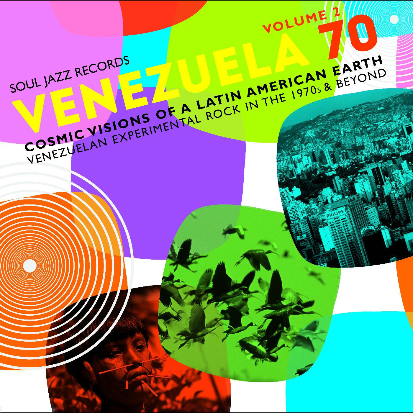 Soul Jazz Records presents - VENEZUELA 70 Vol.2 - Cosmic Visions Of A Latin American Earth: Venezuelan Rock In The 1970s & Beyond (CD) | Mint Mint - ROCK *NEW*