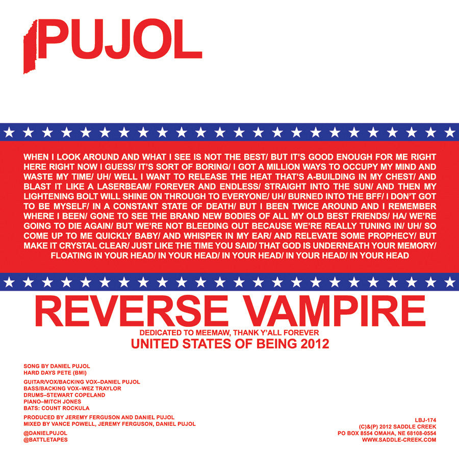 Pujol - Reverse Vampire (Vinyl) | Mint (M) Mint (M) - ROCK *NEW*