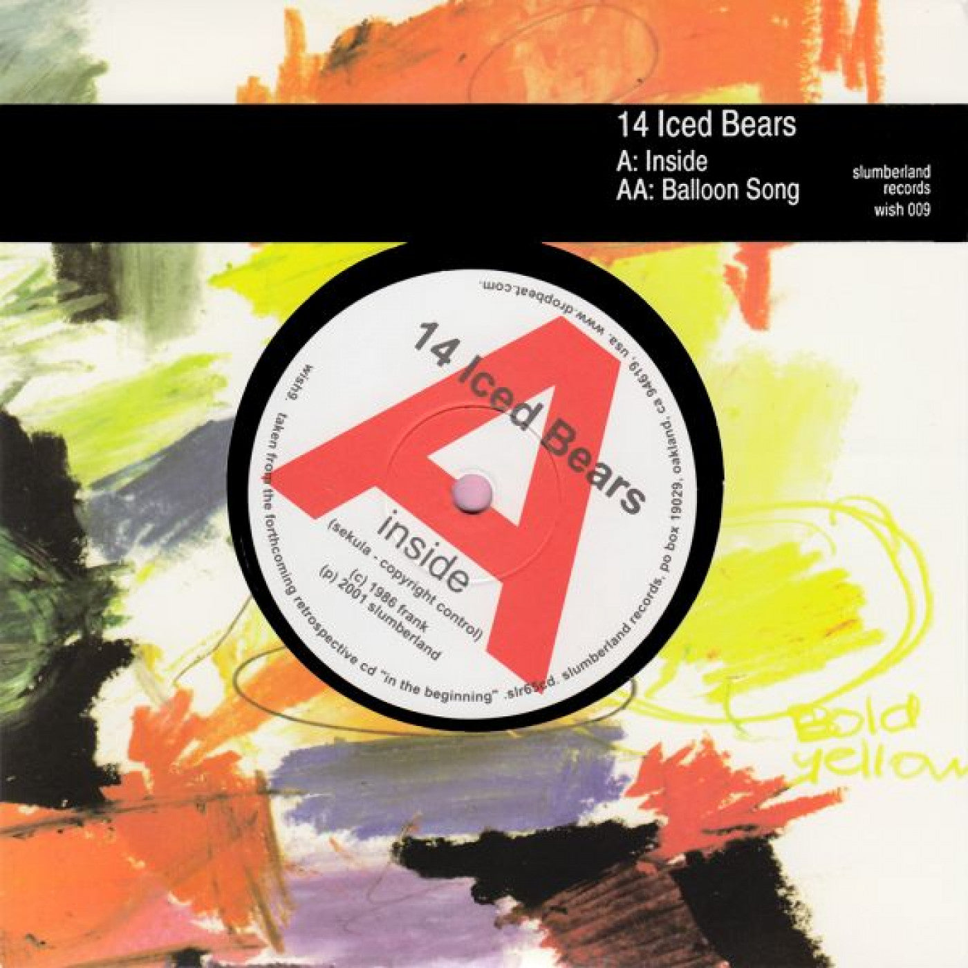14 Iced Bears - Inside - 7" (Vinyl) | Mint (M) Mint (M) - ROCK *NEW*