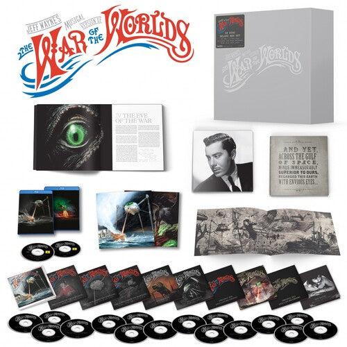 (PRE-ORDER 10/24/25) Musical Version Of The War Of The Worlds - Deluxe Collectors Edition 16CD Incl. 2 Blu-Ray, 156pg Hardback Book [Import] (Boxed Set, Deluxe Edition, With Blu-ray, With Book, Hardcover) | Mint (M) Mint (M) - ROCK *NEW*